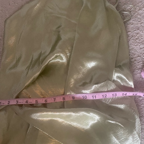 NWT ASOS DESIGN one shoulder satin maxi dress - Picture 7 of 7